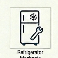 Refrigerator Mechanic logo
